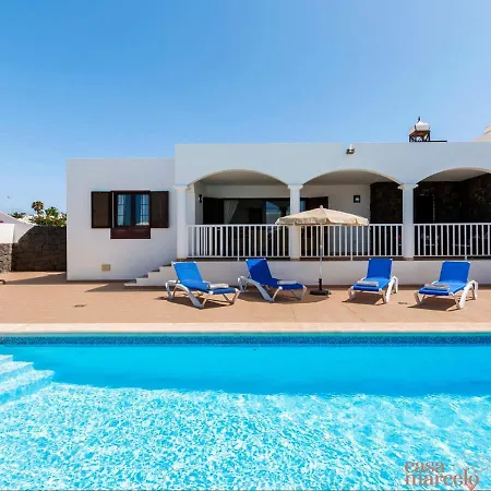 Casa Marcelo Spacious And Bright Private Pool Close To The Beach 别墅 普拉亚布兰卡